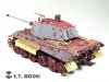 E.T. Model E35-259 WWII German KING TIGER（Henschel Turret）Basic (For MENG Kit) (1:35)
